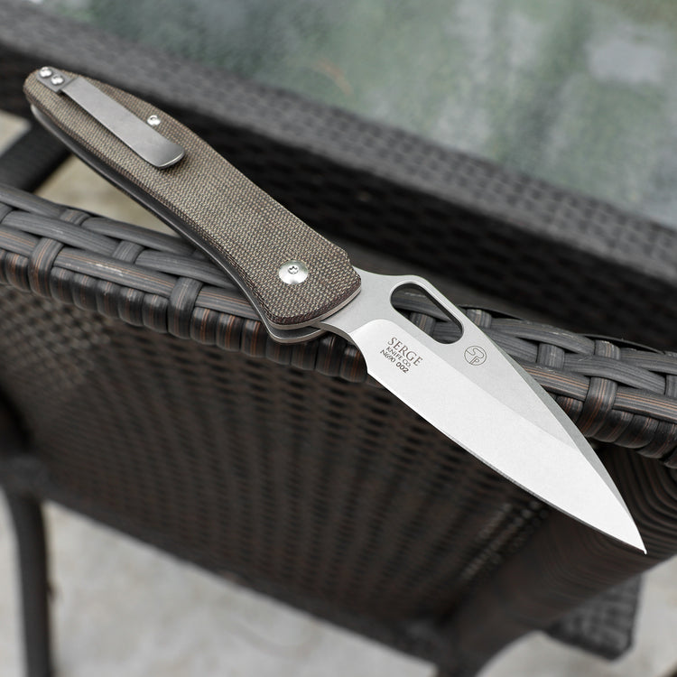 Rager (Green Canvas Micarta)